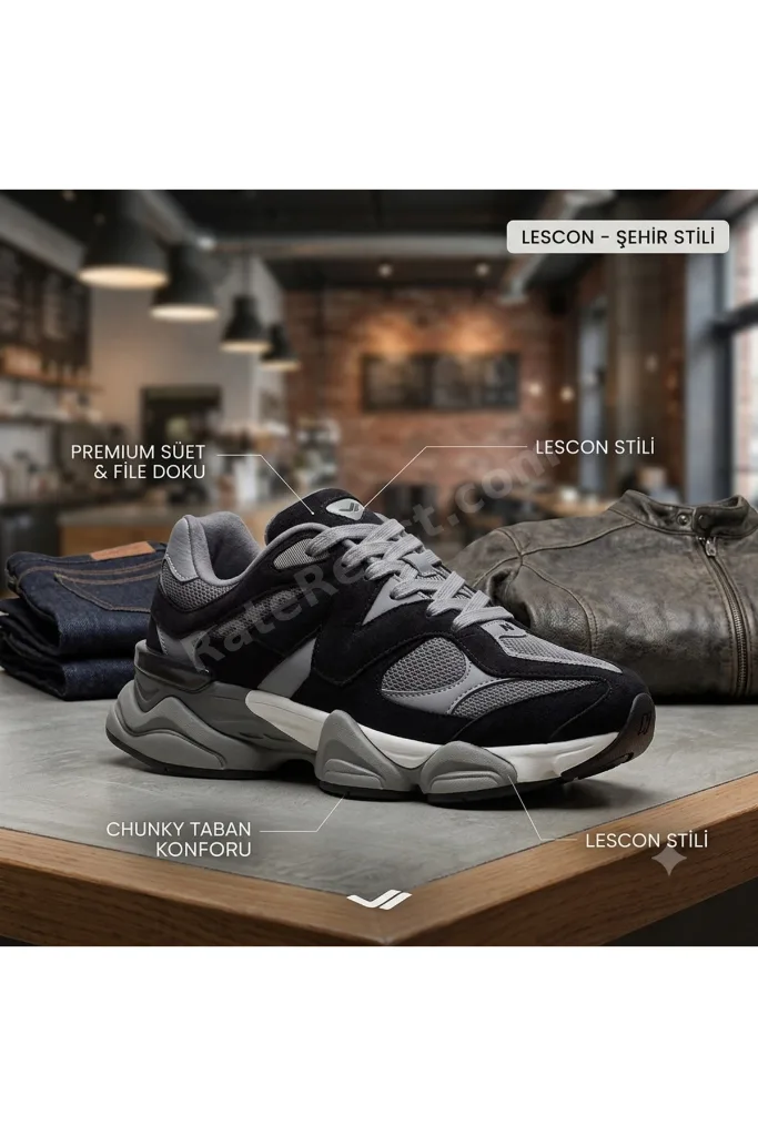 Unisex Bej 4 Mevsim Sneaker Terletmez Kaydırmaz Koku Yapmaz Ortopedik Tarz Yürüyüş Ayakkabısı