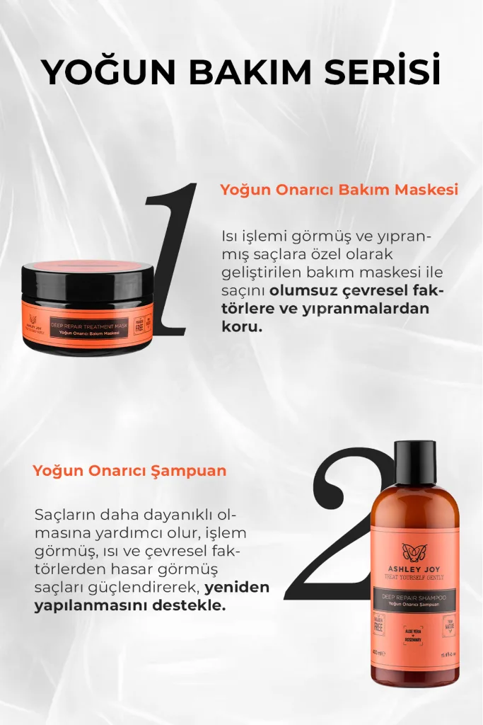 Yıpranmış Saçlara Özel Biberiye İçeren Yoğun Onarıcı Şampuan 400 ml