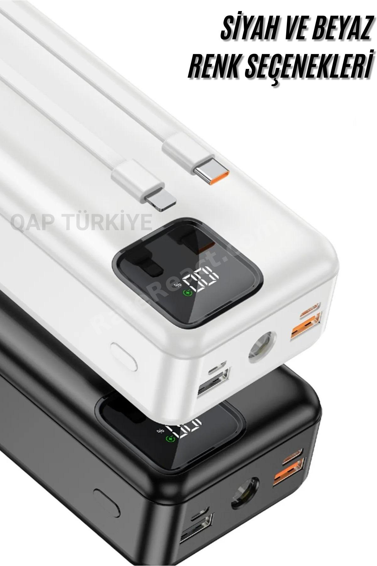 50000 Mah Pd 22,5w 3.0 Qualcomm Hızlı Şarj Power Bank Turbo Hızlı Pd Iphone Xiaomi