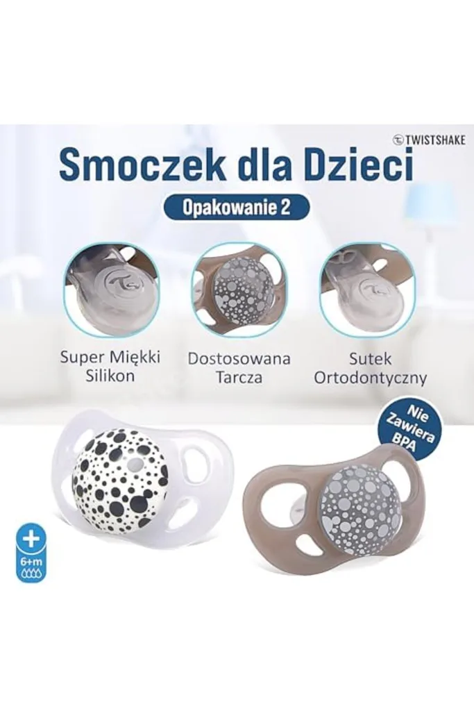 Silikon 2’li Emzik Seti Gri Beyaz 6+ Ay 1216538