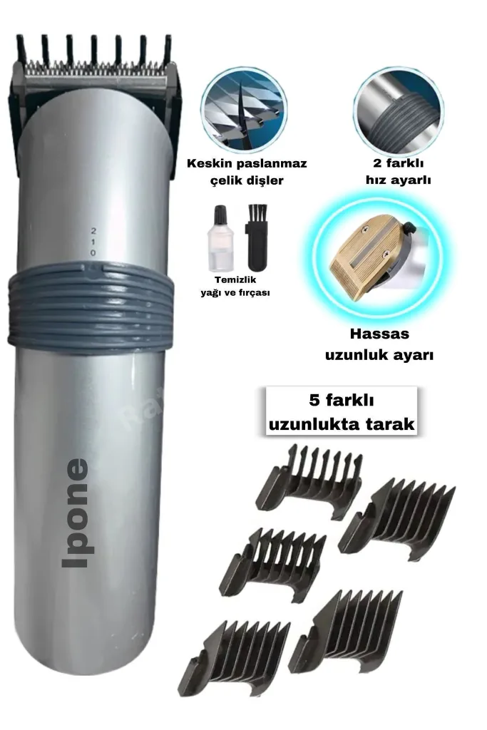 Ip-609x Şarjlı Saç Sakal Tıraş Makinesi