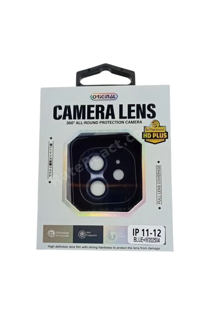 iPhone 11 / 12 / 12 Mini Uyumlu Safir Kamera Koruyucu Lens Mavi Renk