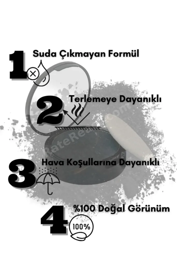 Orta Kahve/medium Brown 14gr Suda Çıkmayan Saç Sakal Dolgunlaştırıcı Dip Boya Topik Pudra