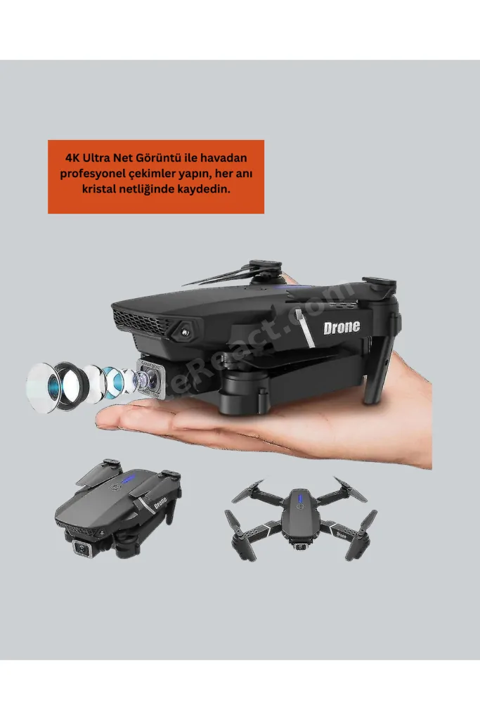 SEMEGLBL Wifi FPV Canlı Görüntü Aktarımlı (212135) Katlanabilir Drone
