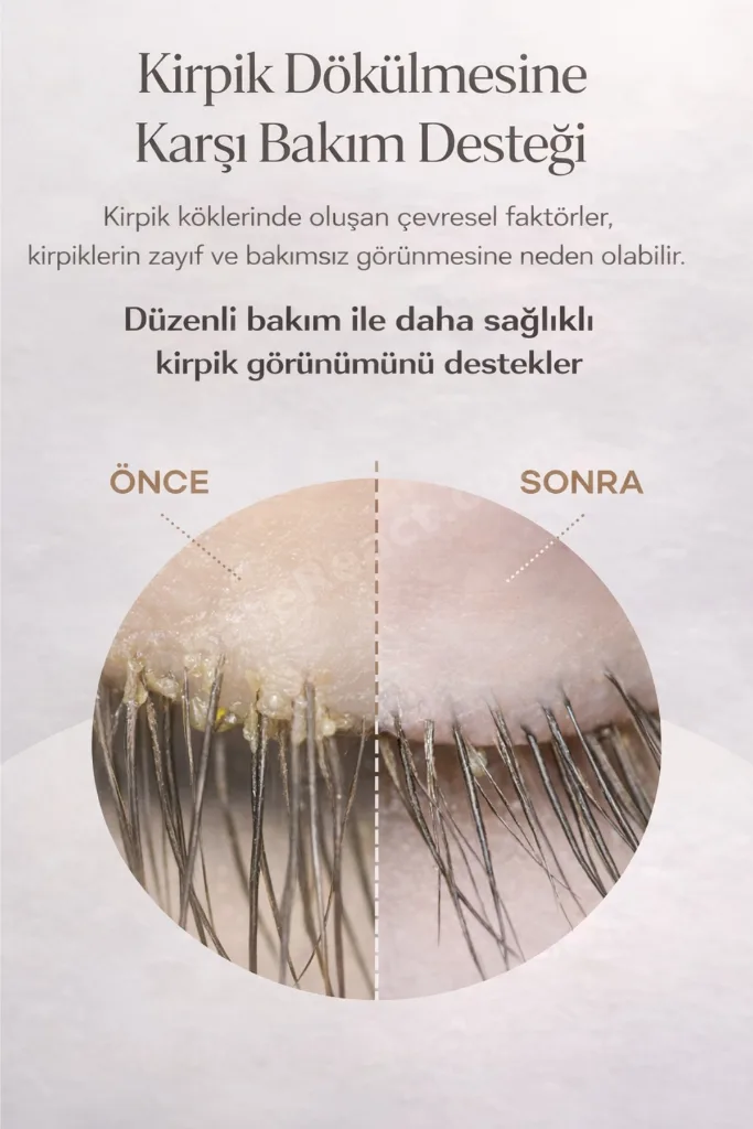 Kirpik Uzatıcı & Güçlendirici Serum – Bitkisel Bakım Formülü