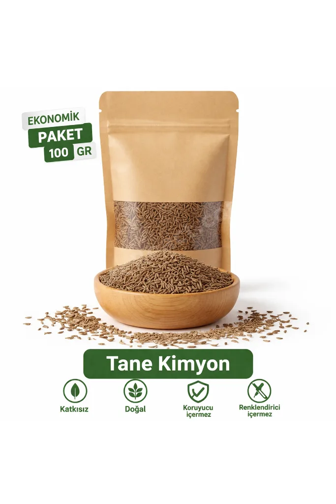Natvera Tane Kimyon 100 Gr – Doğal Aromatik Kimyon