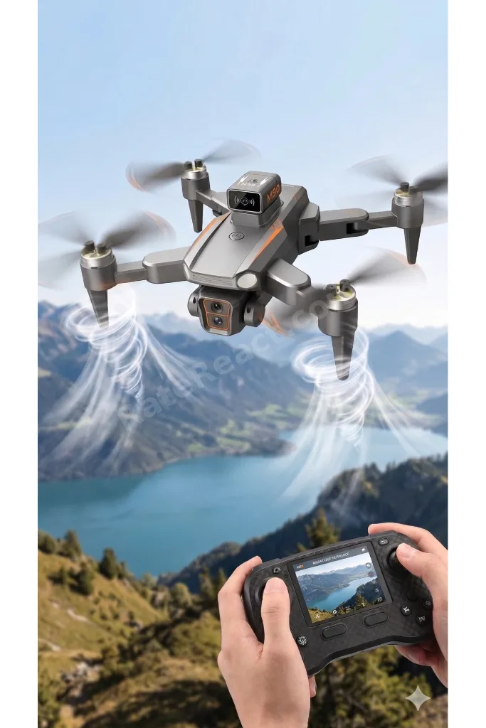 JS-M90 PRO 4K Çift Kameralı Akıllı Drone - 360° Engel Algılama, GPS ve Fırçasız Motor