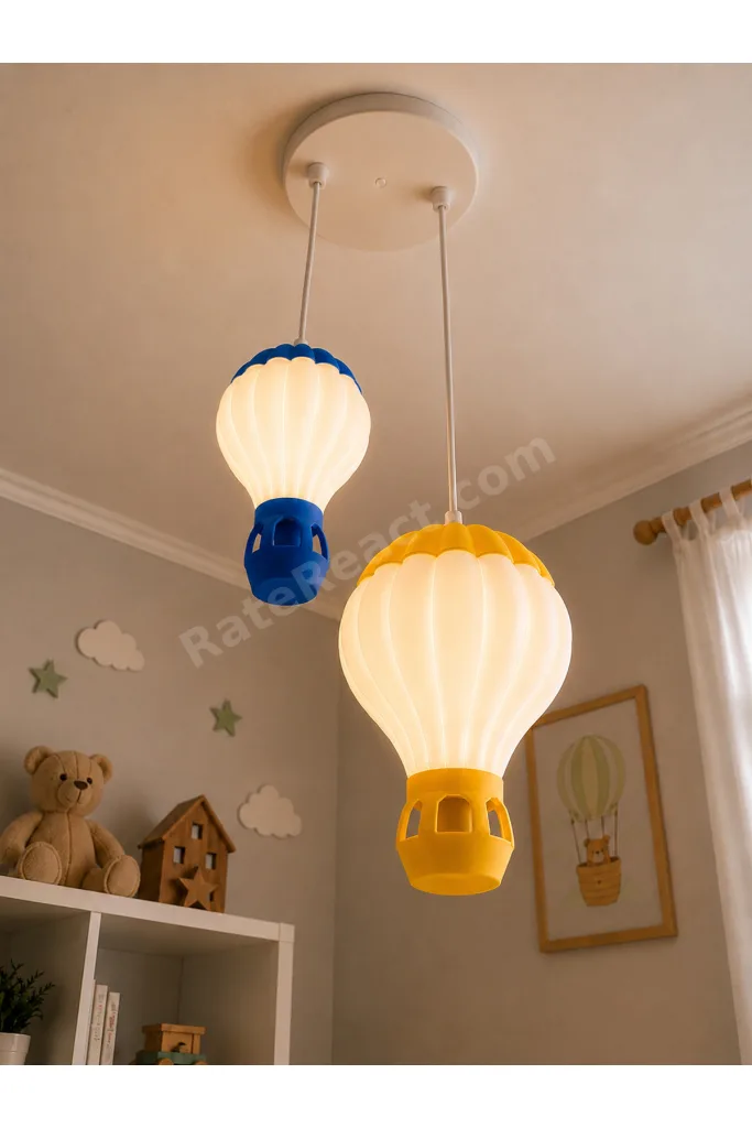 Takımını Seç – Orta + Küçük Boy Balon Avize Seti – Çocuk Odası Sarkıt Avize