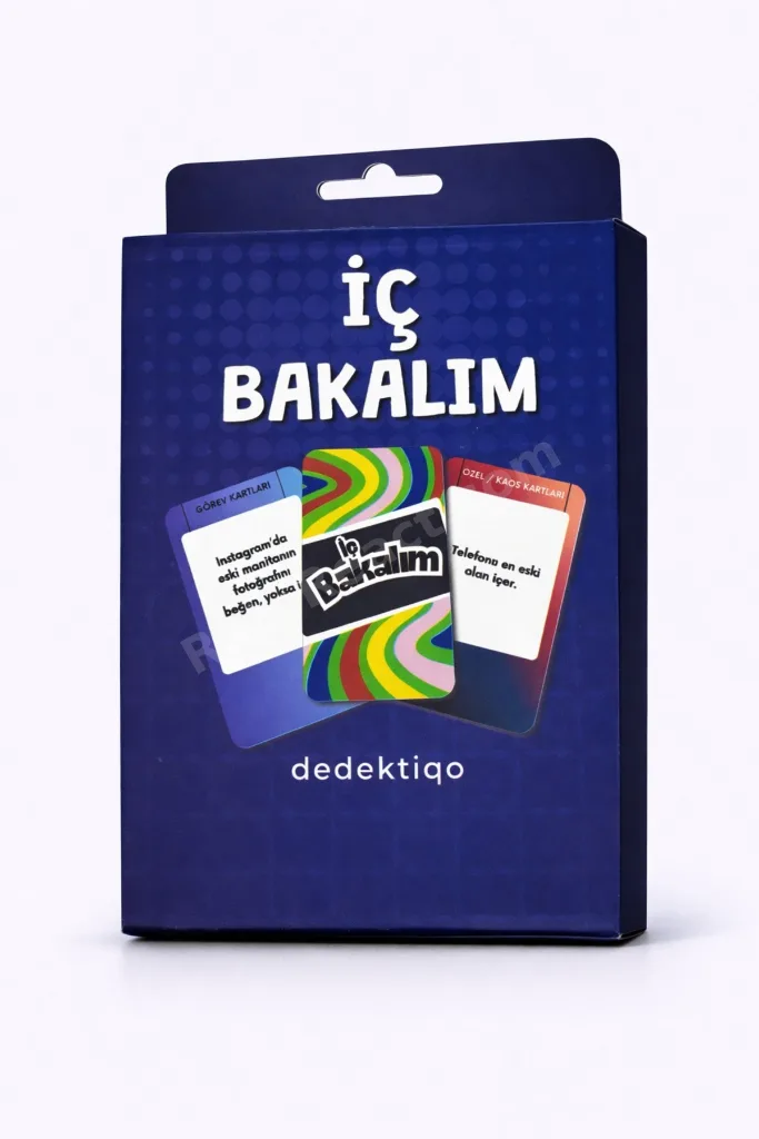 Moodunu Bul İç Bakalım 56 Kart Eğlence Yılbaşı Parti Dedektif Sevgili- Çift Oyunları Kart Oyunu
