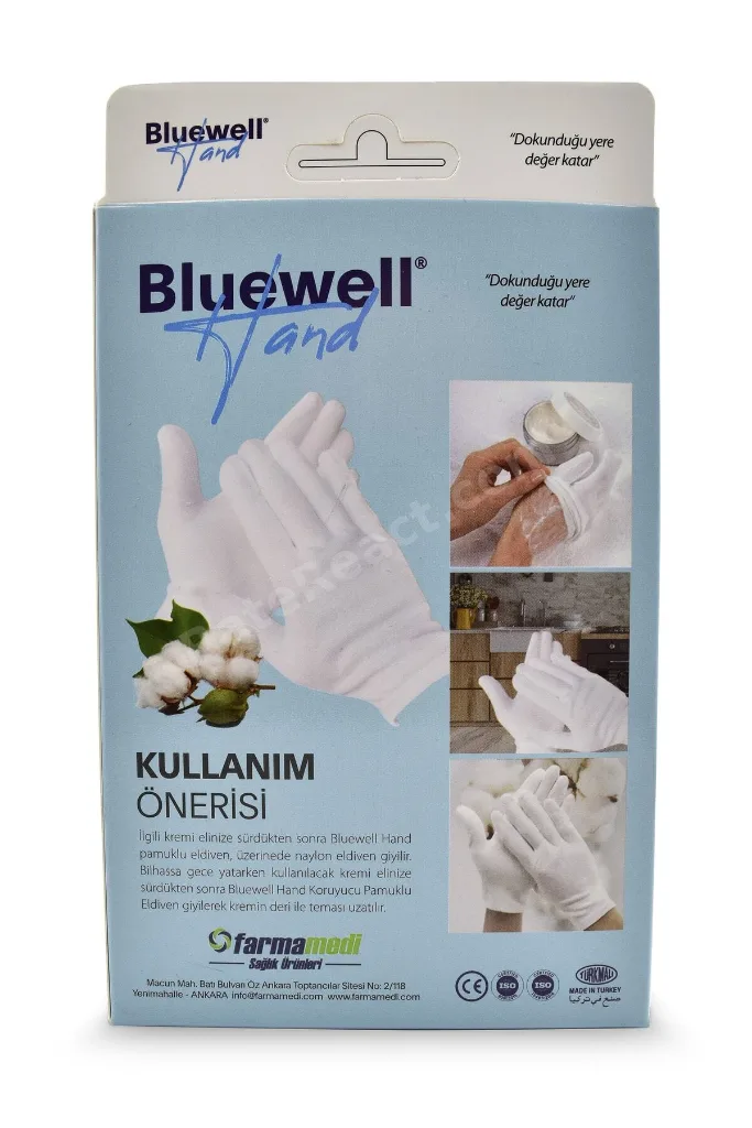 Pamuklu Koruyucu Egzema Eldiveni %100 Pamuktan Large