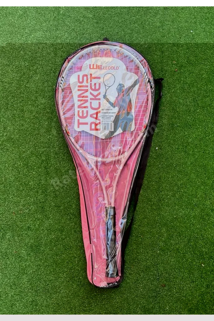 Pro Tenis Raketi 27 İnç Pembe Yüksek Kalite Düşük Sarsılma