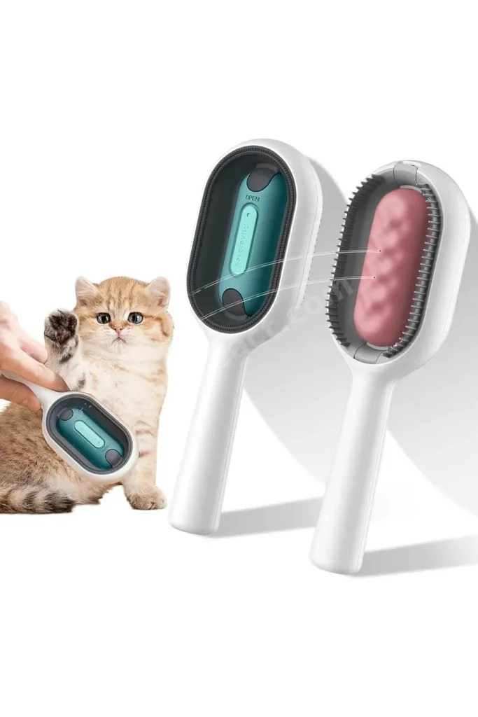 TTKTEKNOLOJİ Su Hazneli Kedi Yıkama Fırçası Kedi Tarağı Sulu Yeni Nesil Pembe TTKTEKNOLOJİ 2026 3955