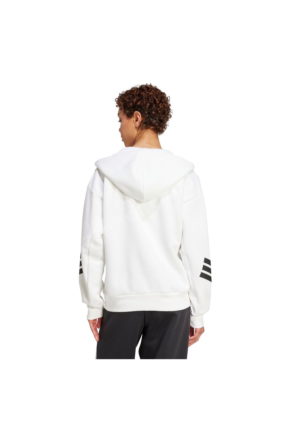 W FI 3S FZ HD Kadın Beyaz Sweatshirt JW7803