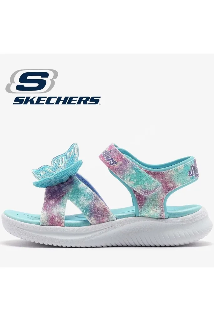 Jumpsters Sandal-Butterfly Brites 303109L Işıklı Ortopedik Çocuk Sandalet MAVİ
