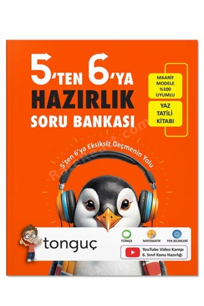 5'ten 6'ya Hazırlık Kitabı - 2'li Kitap Ayracı