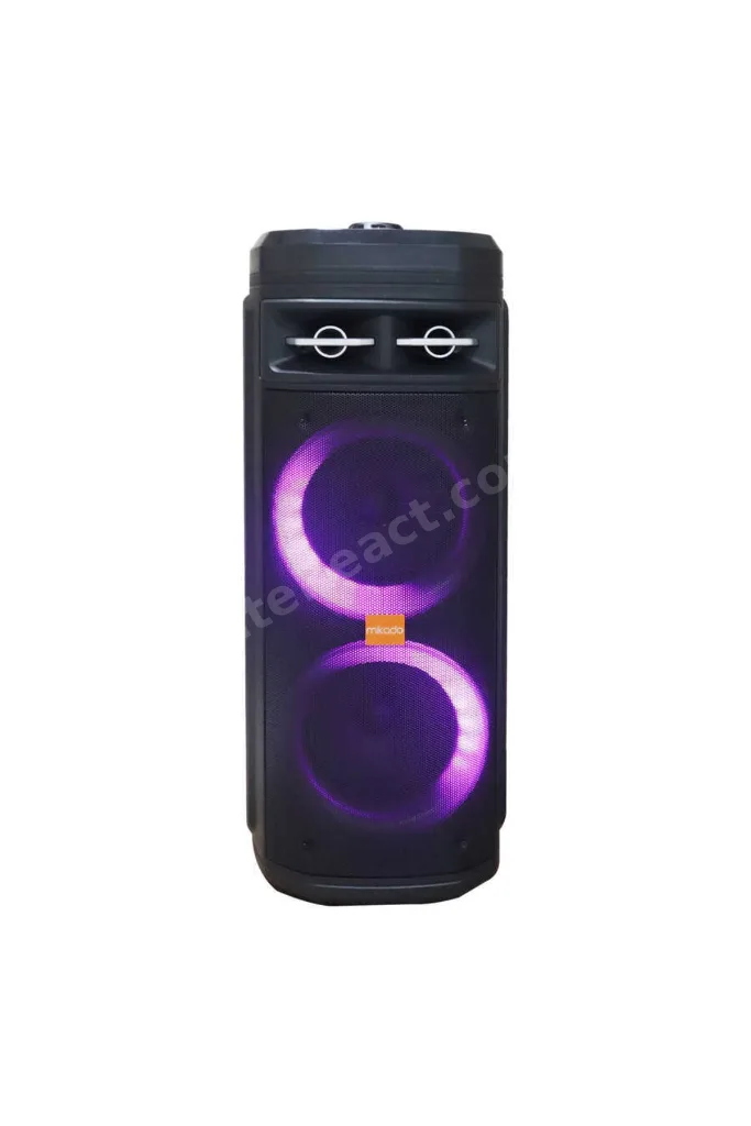 Md-bt106 Siyah 30w Mikrofonlu Rgb Speaker