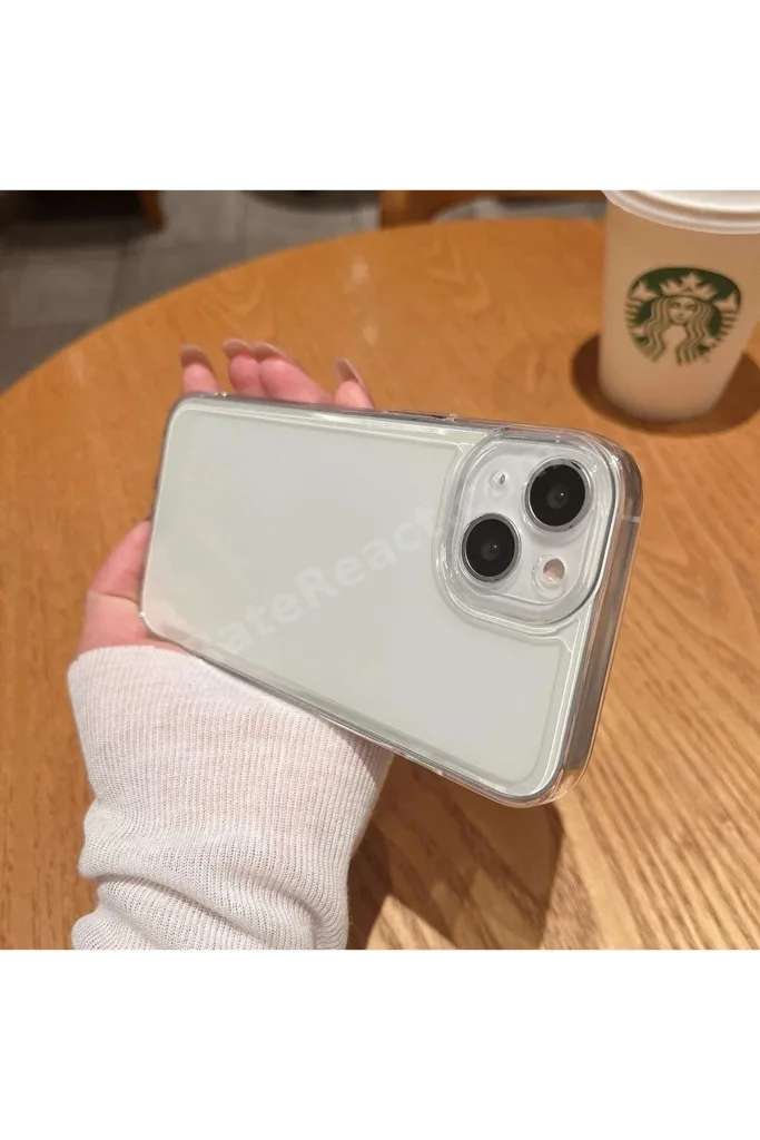 Iphone 13 Ve 14 Uyumlu Darbe Önleyici Kamera Korumalı Şeffaf Silikon Kılıf Aa Kalite