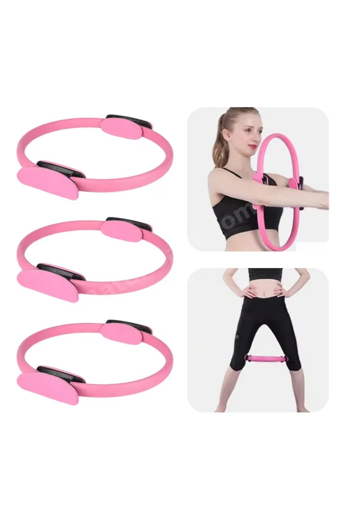 Pilates Egzersiz Çemberi 40 Cm Pilates Çemberi,Plates Halkası Spor Egzersiz Aleti Özel Tutmalı Model