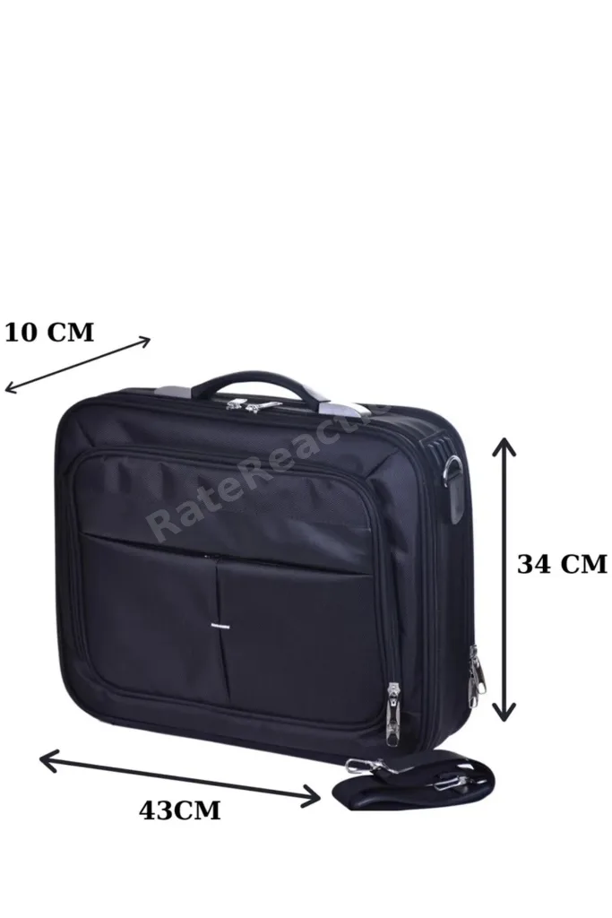 Laptop Çantası Notebook Çantası Kasalı Korumalı Laptop Çantası Askılı Lüx Kasalı Evrak Çantası 16"
