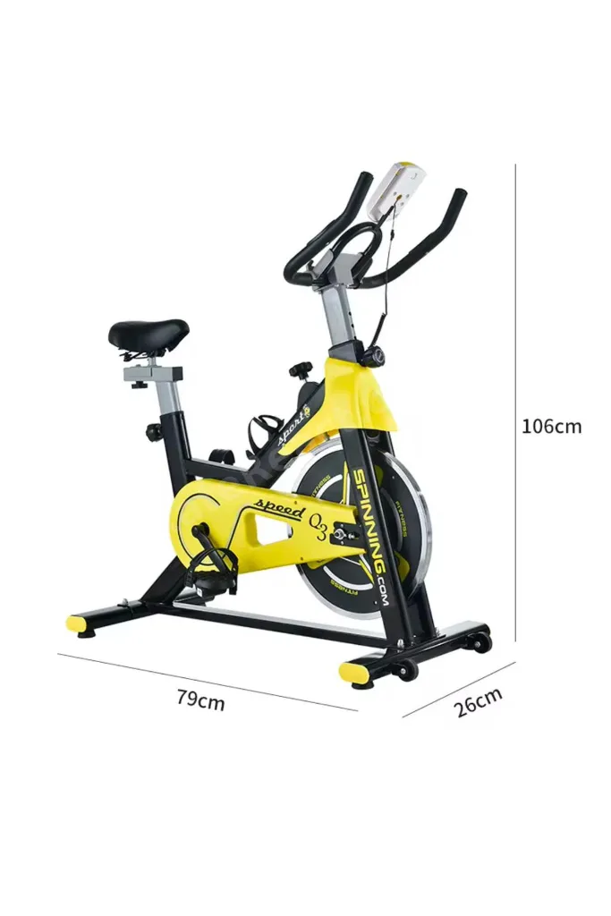 Kondisyon Bisikleti Spor Koşu Egzersiz Bisikleti Spin Bike Dikey Ev Bisikleti Q3
