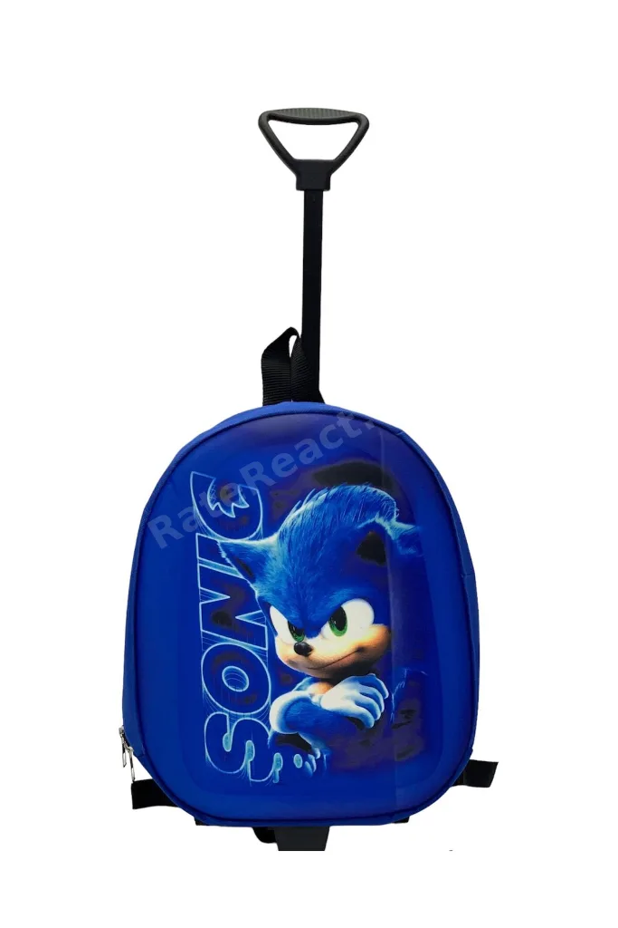 ERKEK ÇOCUK SONIC ÇEKÇEKLİ ANASINIFI ÇANTASI