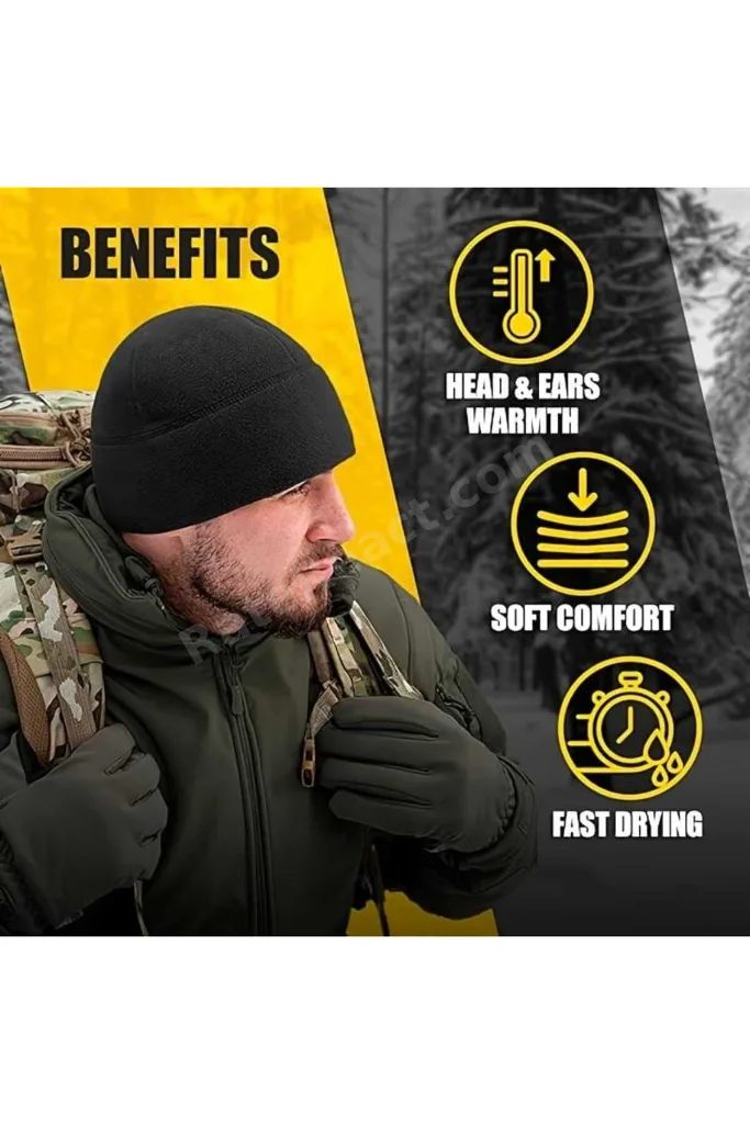 Termal Polar Bere Erkek Ve Kadın Unisex Kışlık