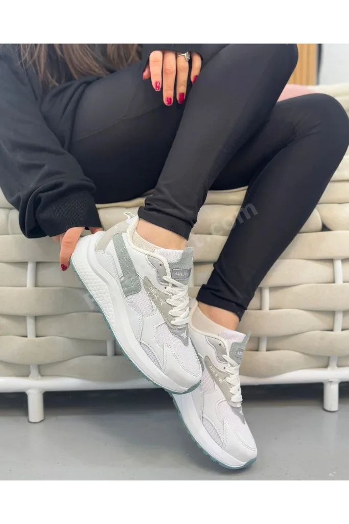 Kadın Mavi Sneaker Günlük Spor Ayakkabı 086