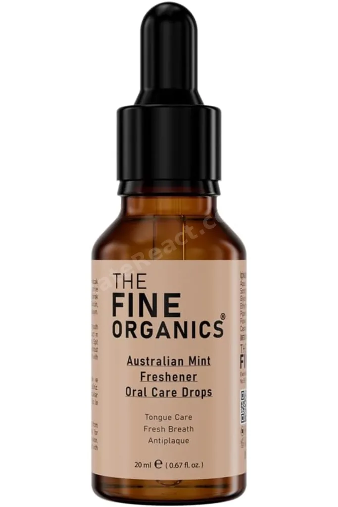 TTKTEKNOLOJİ THE FINE ORGANICS Avustralya Nanesi Özlü Koku Önleyici Ağız Bakım Damlası, 20ml TTKTEKN