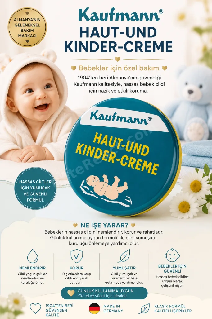 Haut Und Kinder Creme Bebek ve Hassas Cilt Bakım Kremi