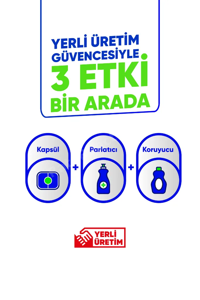 4'Lü Bulaşık Makinesi Deterjanı Jel Kapsülü ( Kısa Programlarda Etkili)YERLİ MAL ESKİŞEHİR ÜRETİM