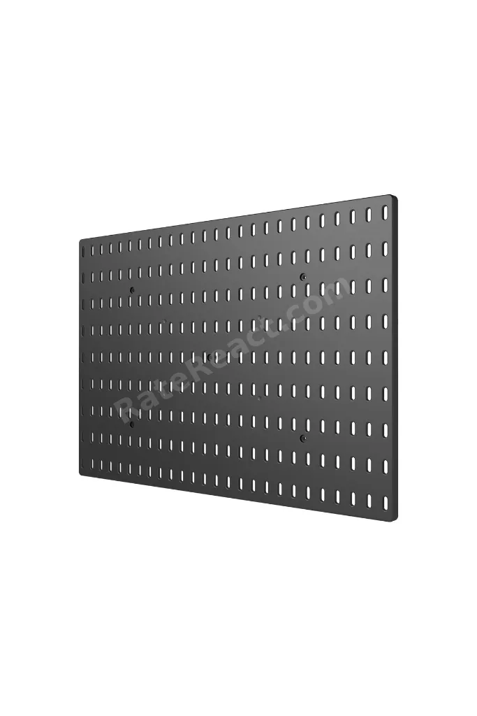 ÇOK AMAÇLI ORGANİZATÖR PANO 52 cm x 36 cm ( TEK PARÇA ) Dübelli - Siyah