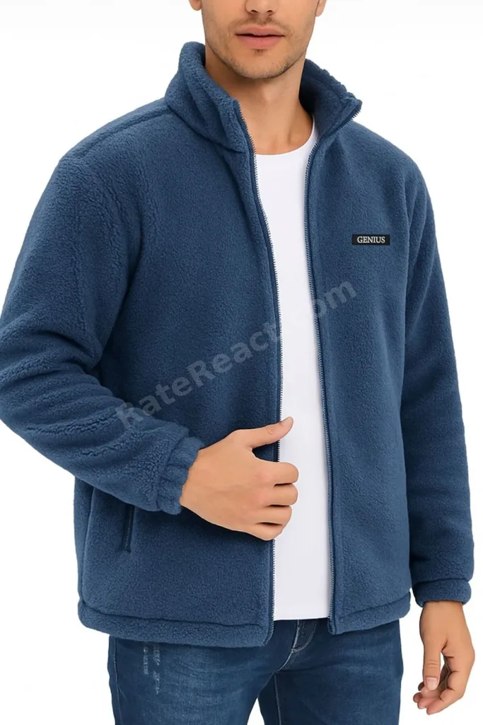 Oversize Peluş Sweatshirt Erkek Polar Sweatshirt Erkek Sweatshirt OVERSIZE-PELUSS