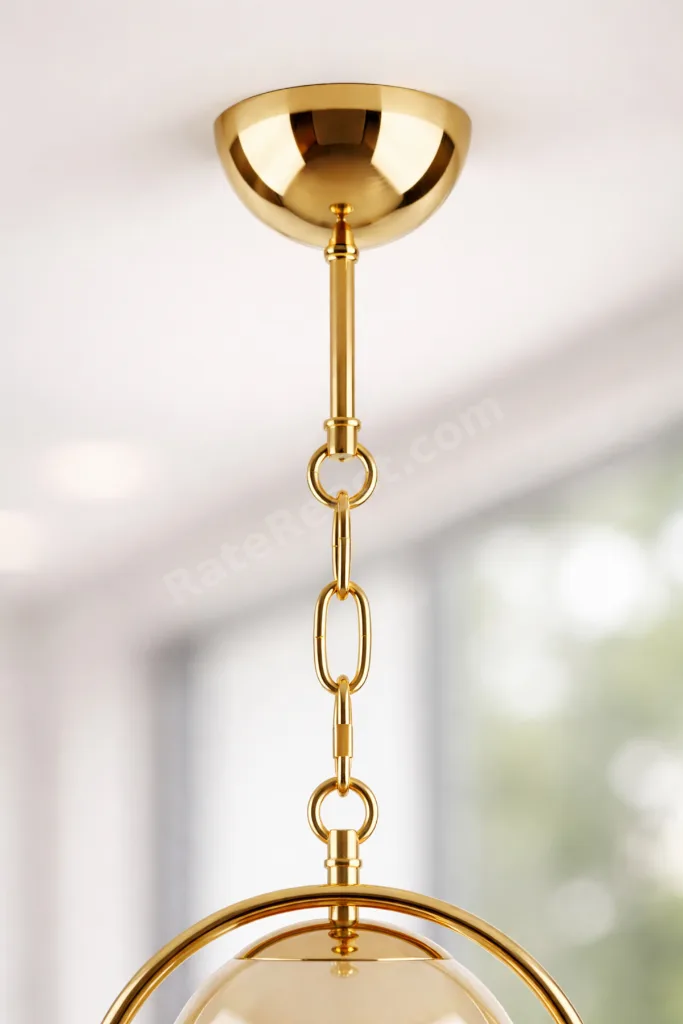 Metal Premium Gold Raven Avize