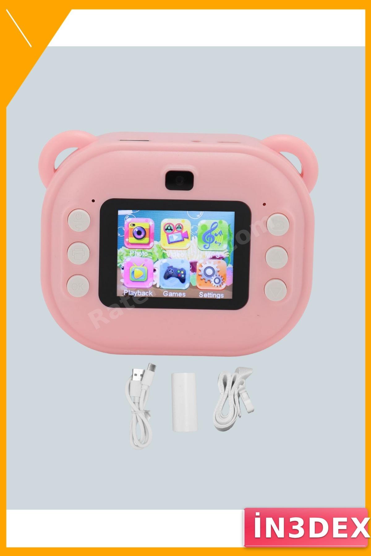 HD Çift Lensli Şipşak Kamera 24MP 32GB Termal Baskılı
