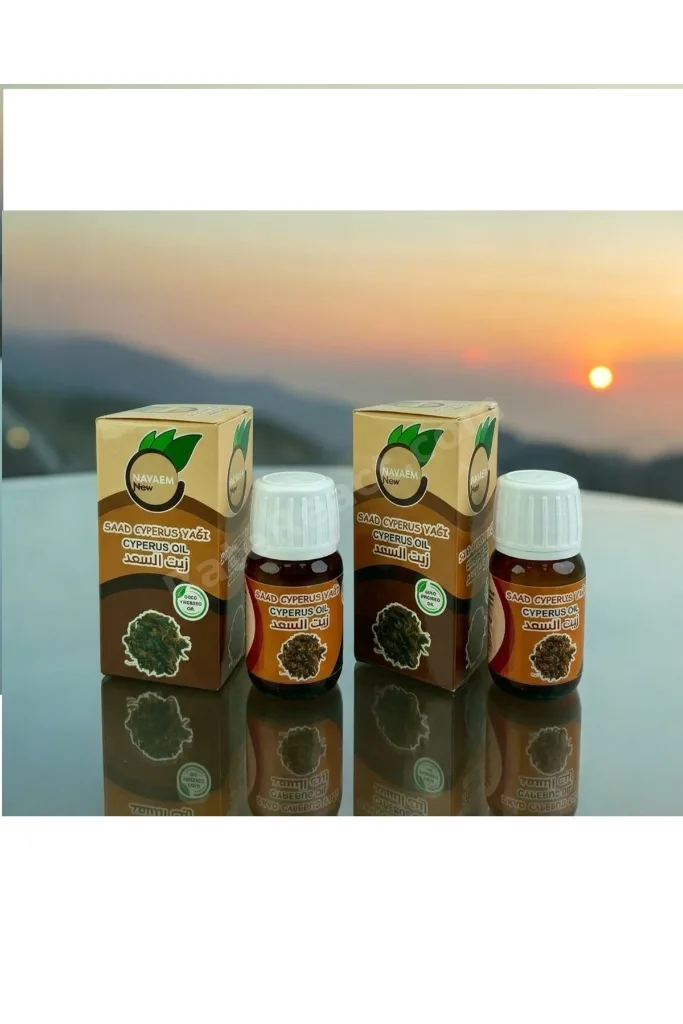 %100 dogal 20 ml Saad Cyperus Yağı Tüy Azaltıcı Doğal Bakım Yağı 2'li