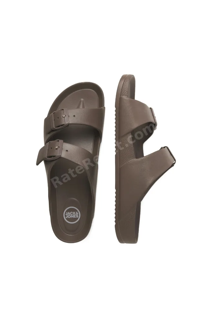 Jack Jones Jfwcroxton Moulded Sandal Noos Erkek Kahverengi Ayakkabı\sandalet & Terlik\terlik 1220400