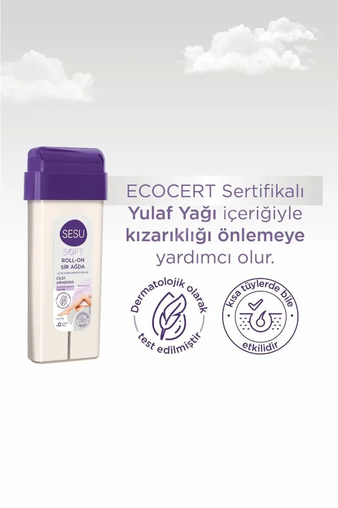 Soft Roll-on Sir Ağda Normal Ciltler 100 Ml X 2 Adet