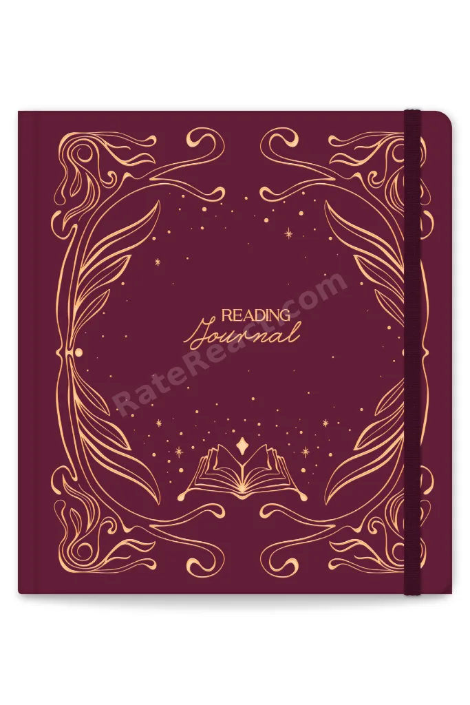 Charm Takılabilen Reading Journal - Okuma Günlüğü 18x20 cm Bordo