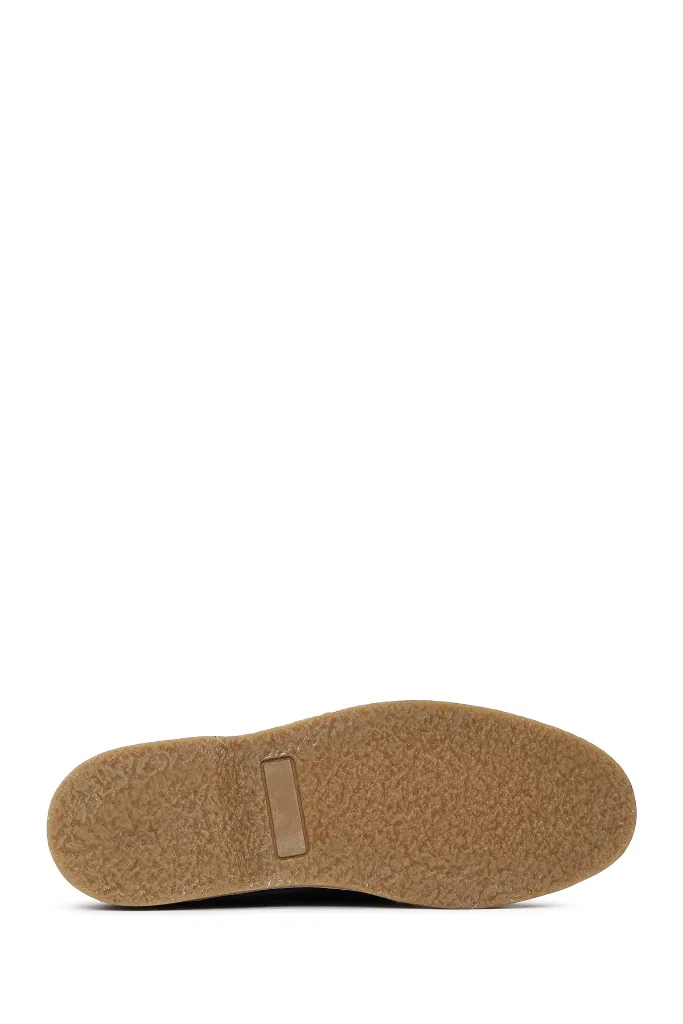 Erkek Lacivert Süet Deri Loafer 26SFD621610