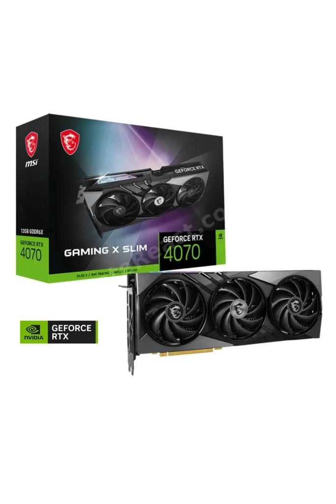 Geforce Rtx 4070 Gamıng X Slım 12g 12gb Gddr6x 192bit Dx12 Gaming (OYUNCU) Ekran Kartı