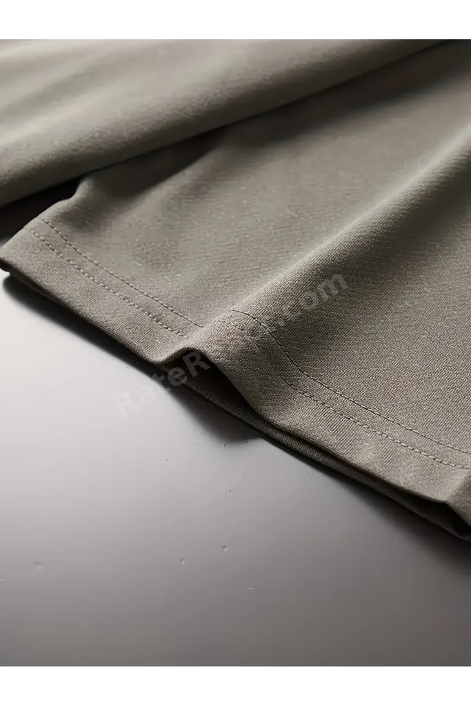 Keb 1.Kalite Baskılı Oversize T-shirt Günlük Tişört Trend Moda ve Modern Stil STYEL %100 Organik Pamuk Relaxed Fit Yırtmaçlı Yuvarlak Yakalı