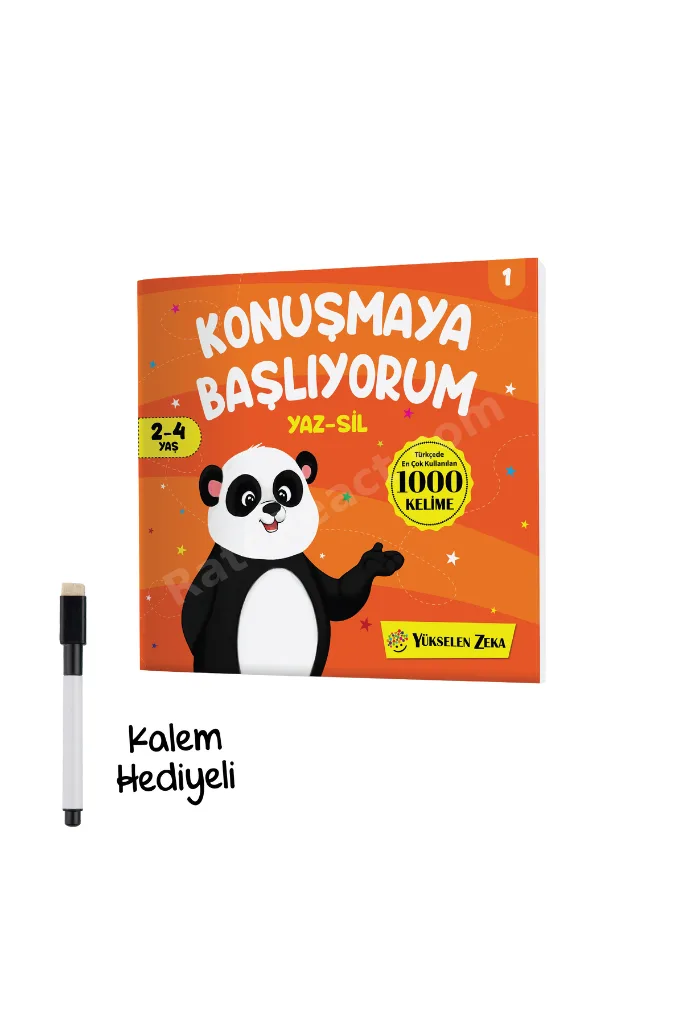 Konuşturan Kitap Ve Konuşmaya Başlıyorum Yaz Sil Serisi 2'li Set - 6 Kitap