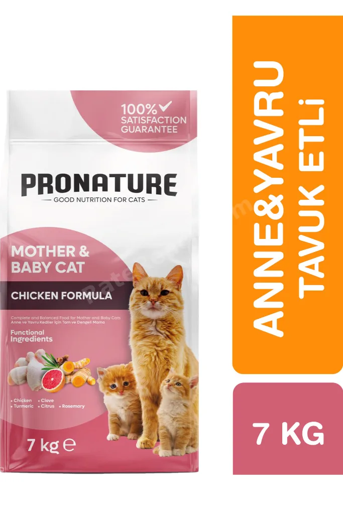 Mother & Baby Kuru Kedi Maması Tavuk Etli 7KG