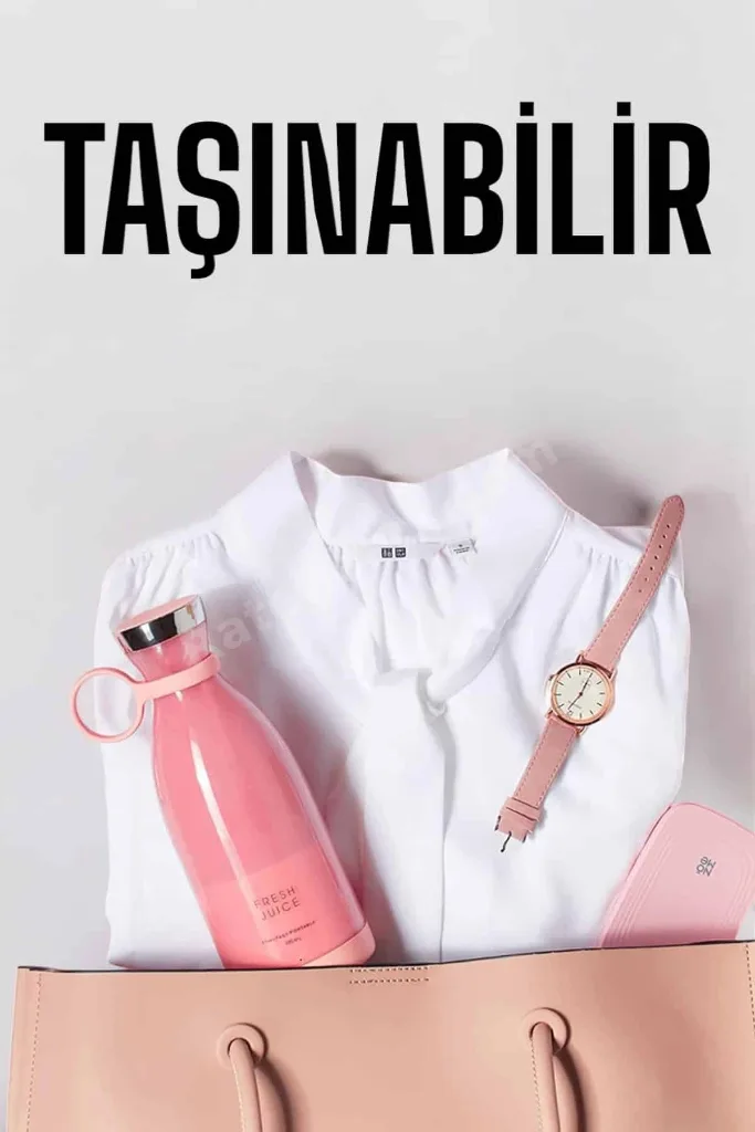 El Blender Bardak Blender Şarjlı Taşınabilir Meyve Sıkcağı Smoothie