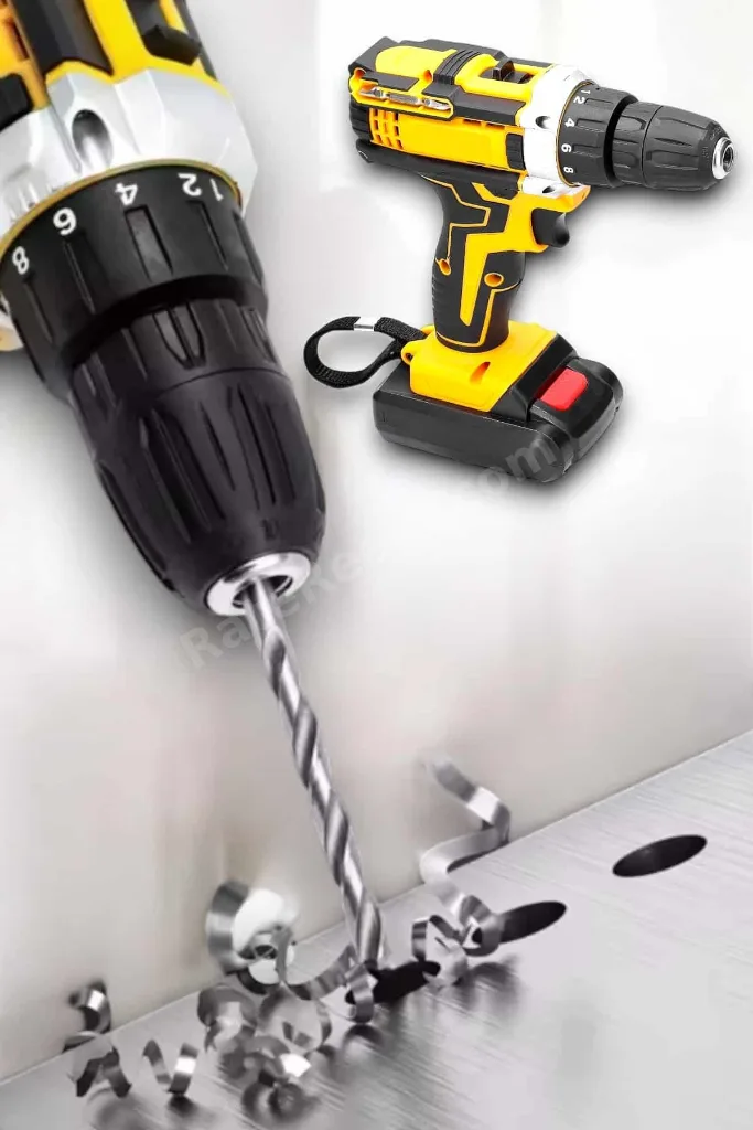SEMEGLBL Metal Dişli 24W Akülü Matkap -Çift Bataryalı ve LED Çalışma Işığı ile (232856) Set