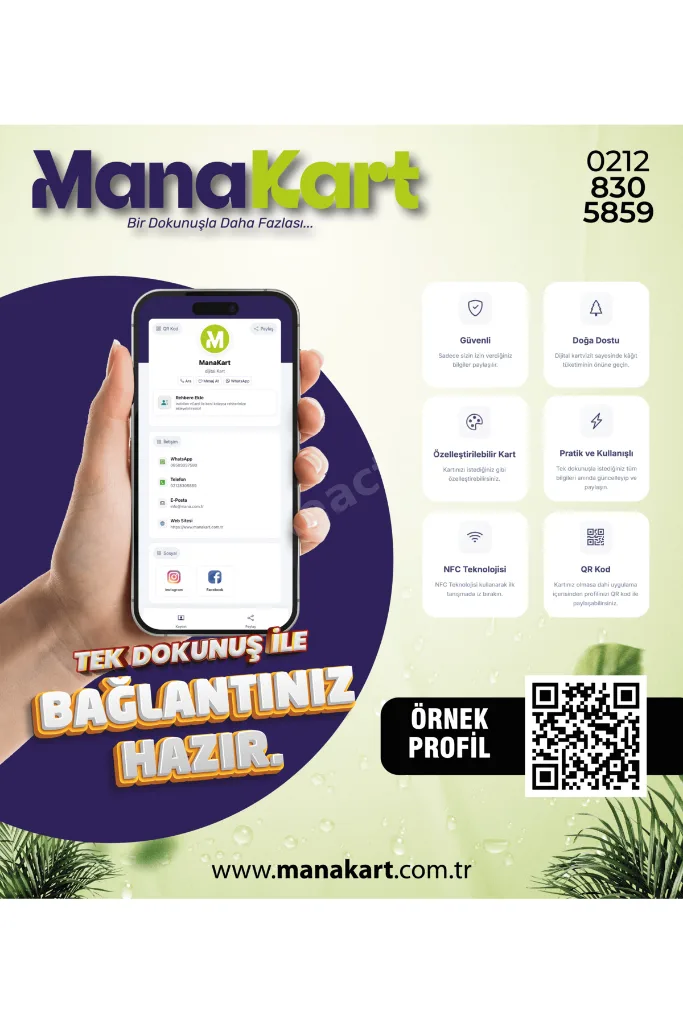 Mana Tag Etiket (YEŞİL)