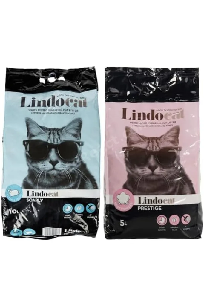TTKTEKNOLOJİ Lindo Cat Clean and Fresh Sabunlu İnce Taneli 10 Litre & Lindo Cat Bebek Pudralı İnce T