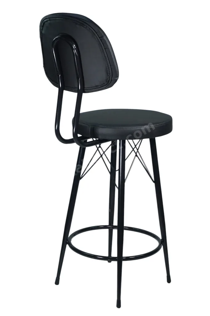 Has Bar Sandalyesi - 65 Cm Siyah 90 ile 100 Cm Arası Olan Ada & Masalara Uygundur