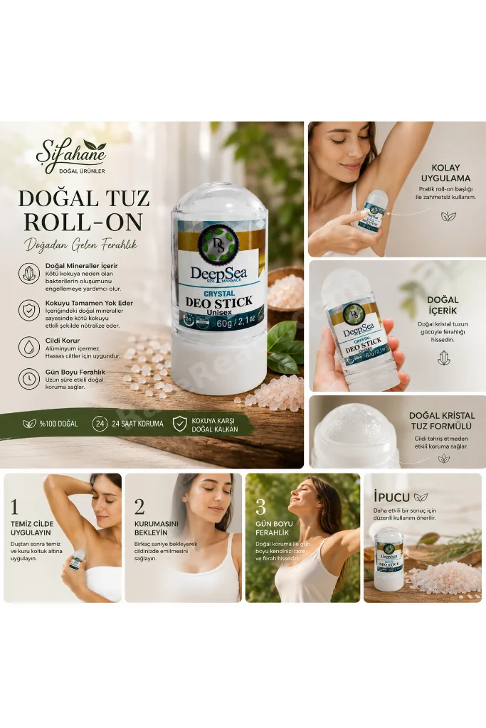 Doğal Tuz roll-on