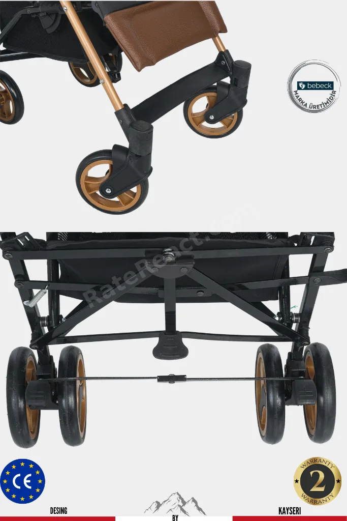 Accord Baston Bebek Arabası Kahve
